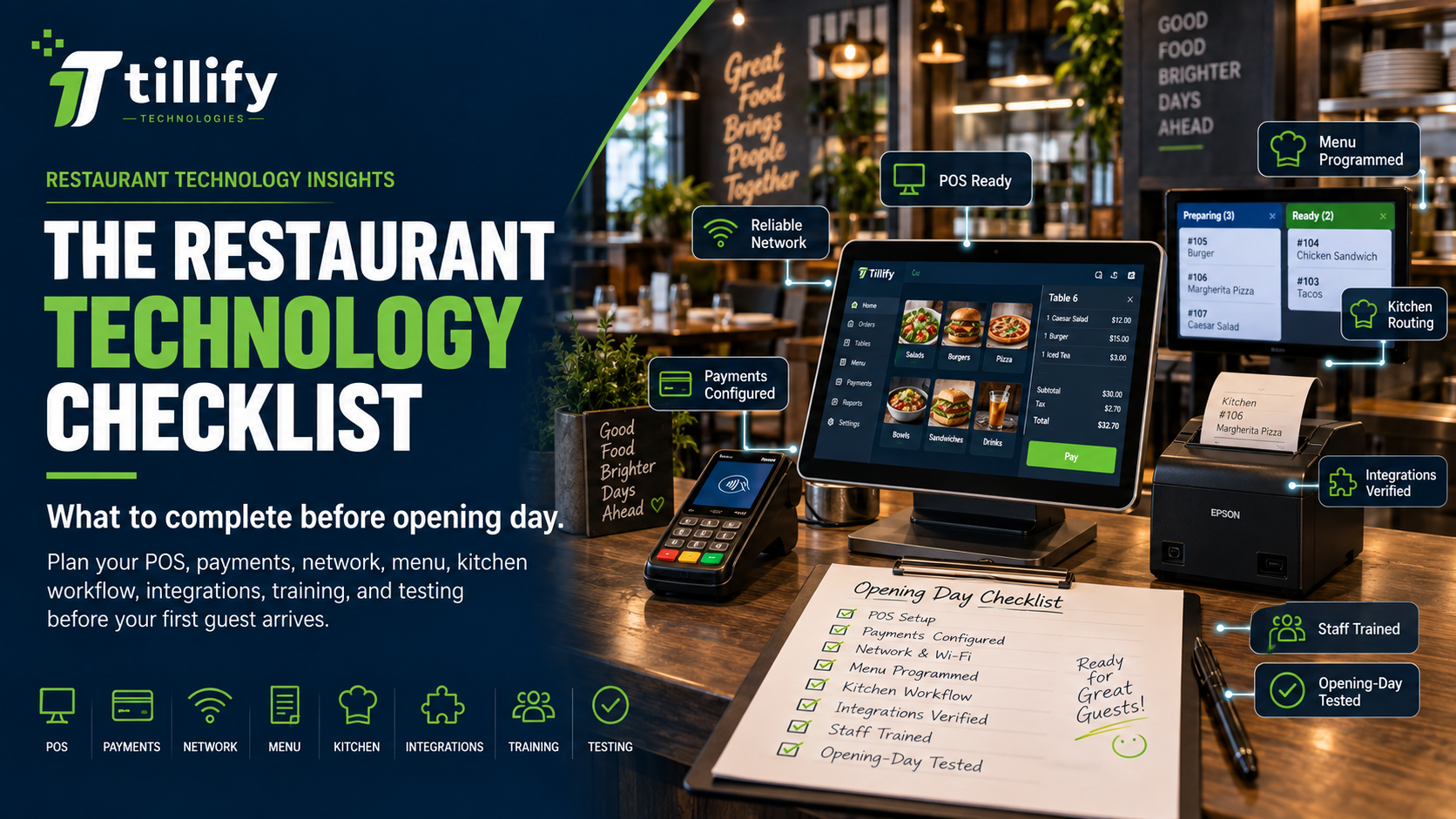 Opening a Restaurant? Your POS &amp; Technology Checklist